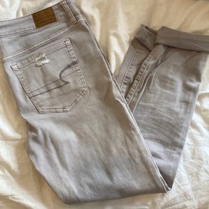 American Eagle jeans. Lavender. Size 12